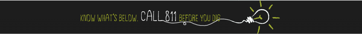 Identify Buried Lines Call 811 Before You Dig Craighead Electric   811banner 