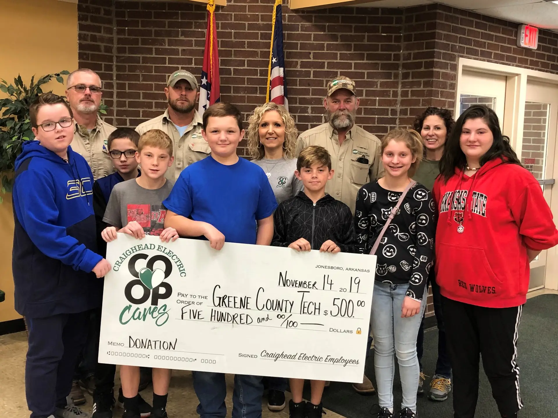 Greene County Tech Donation