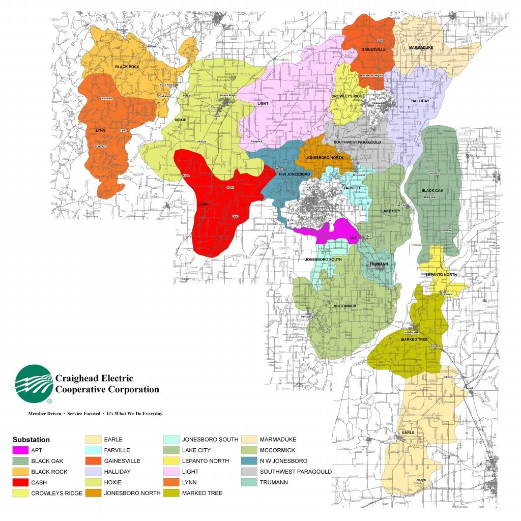 Which Substation Serves Me Map