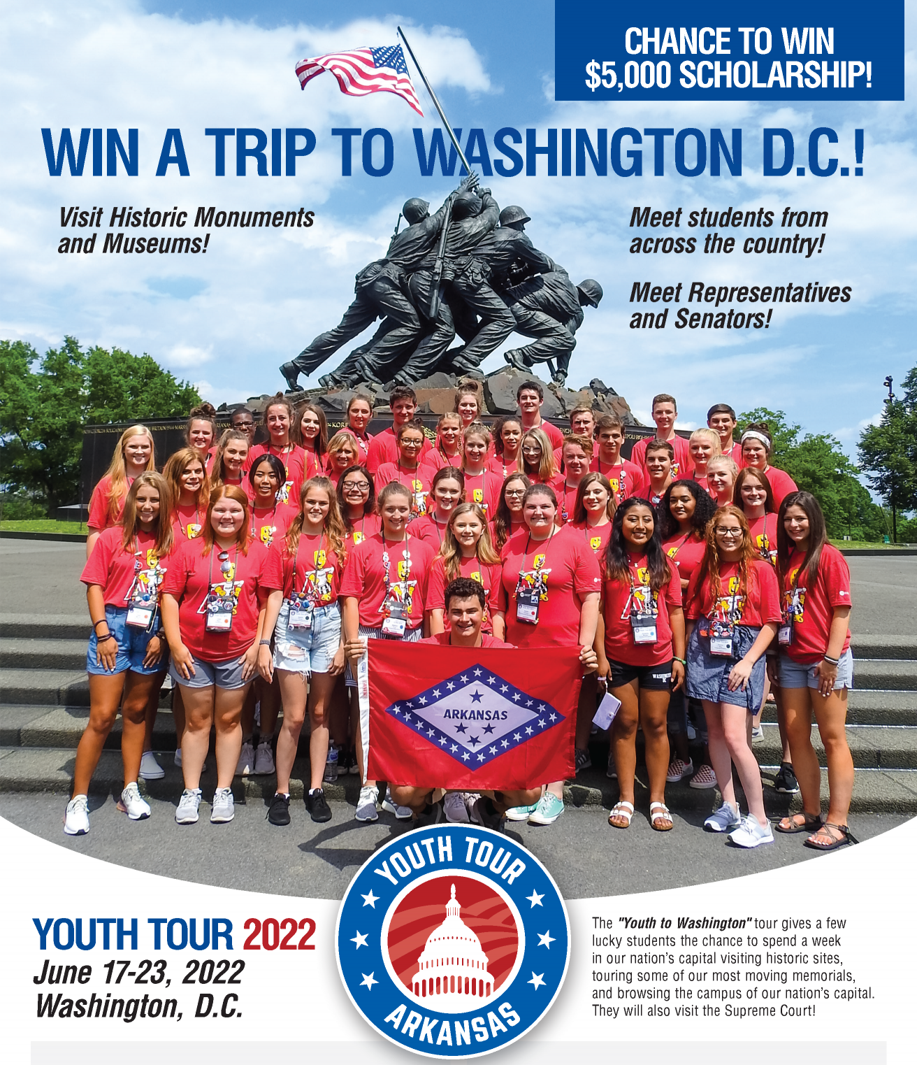 You are currently viewing Taking application to the 2022 Youth Tour