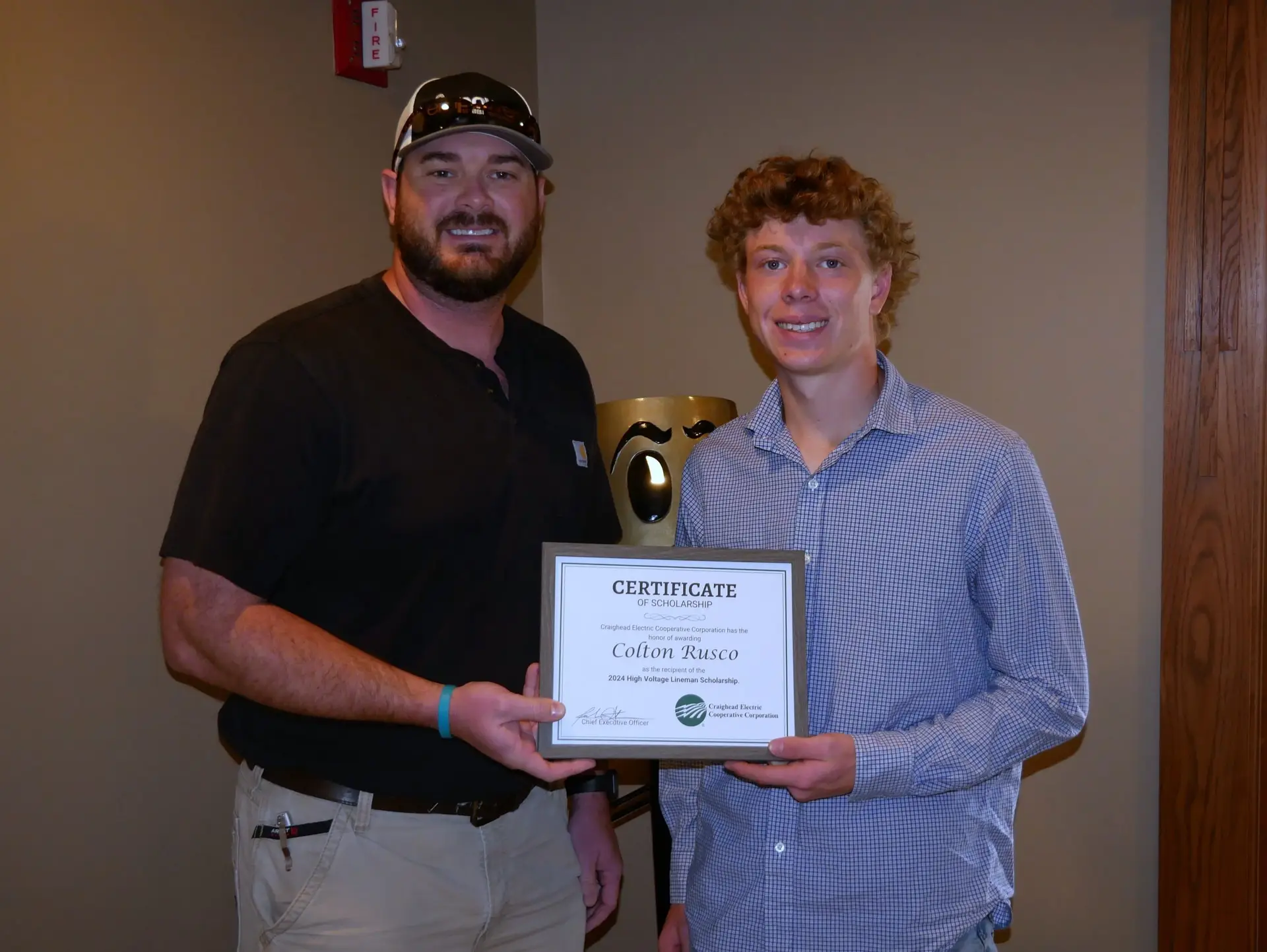 You are currently viewing Craighead Electric Awards High Voltage Lineman Scholarship to Brookland High School Senior