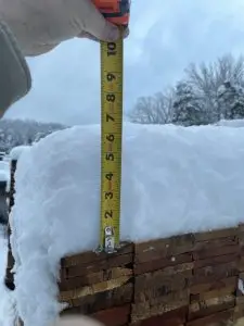 Measuring the snow